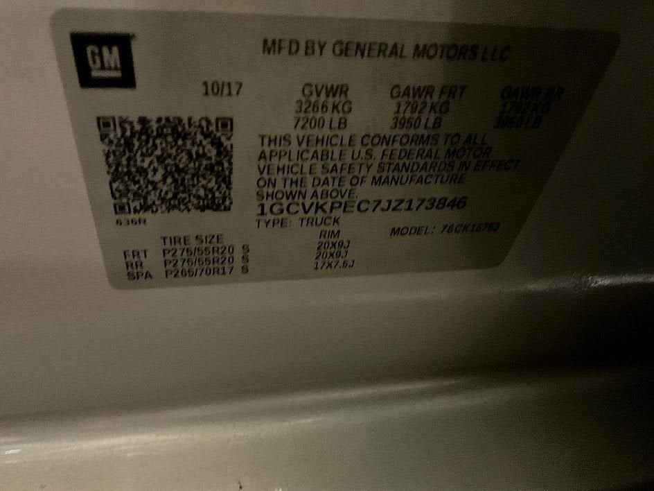 2018 Chevrolet Silverado 1500 Custom