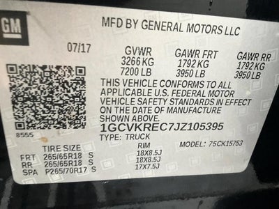 2018 Chevrolet Silverado 1500 LT