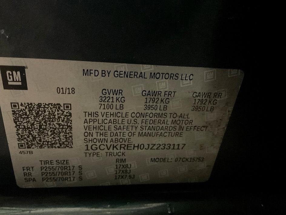 2018 Chevrolet Silverado 1500 LT