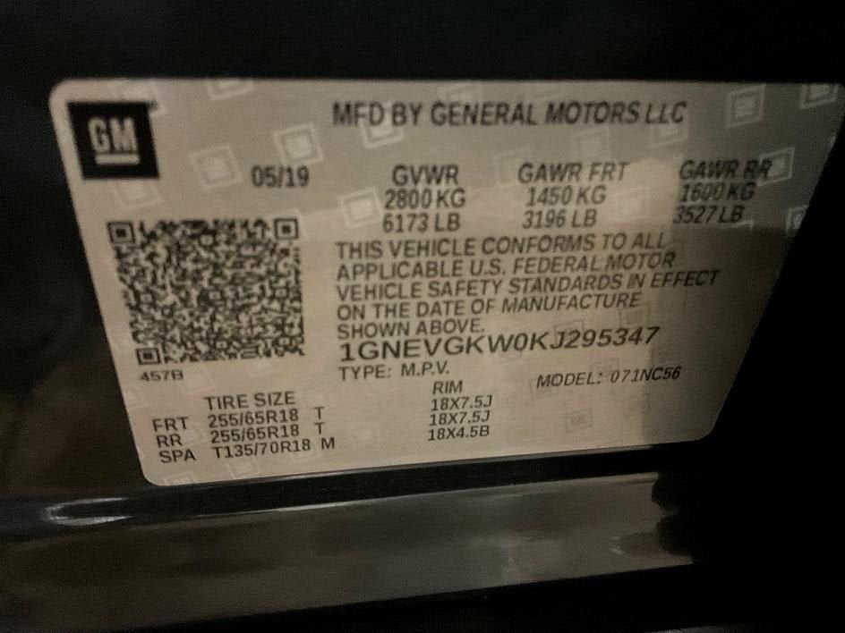 2019 Chevrolet Traverse LT Cloth