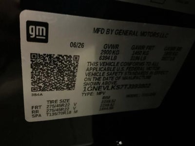 2026 Chevrolet Traverse RS
