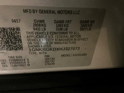 2017 Chevrolet Traverse LT