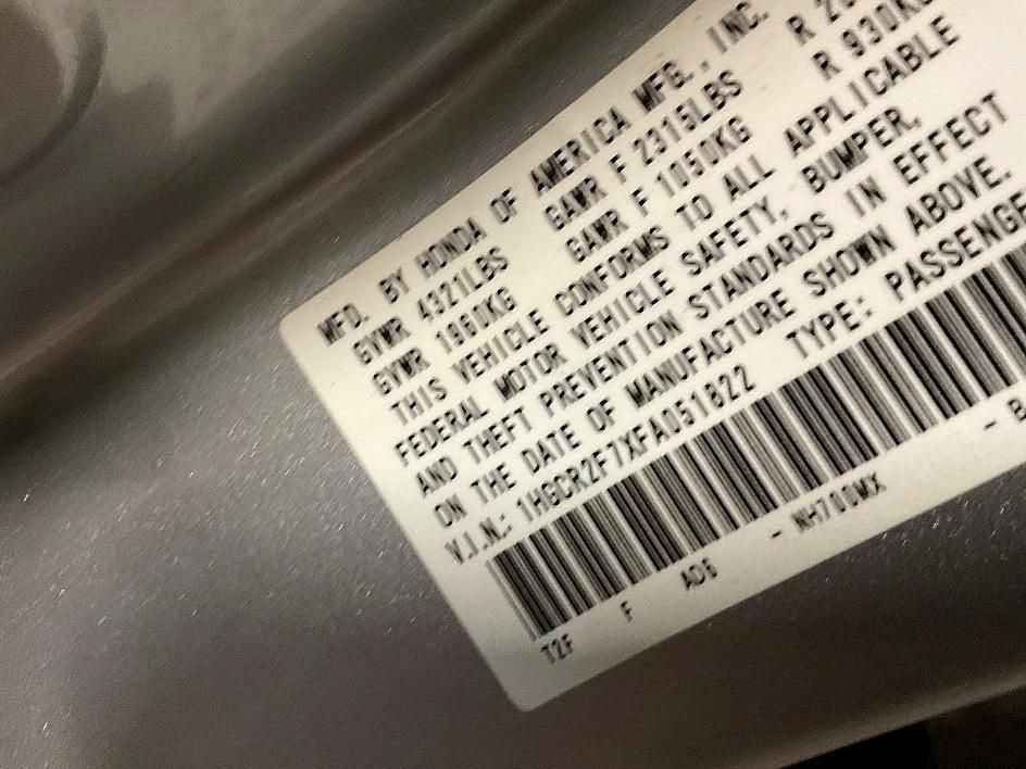 2015 Honda Accord EX