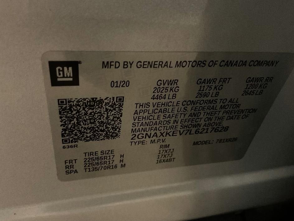 2020 Chevrolet Equinox LT