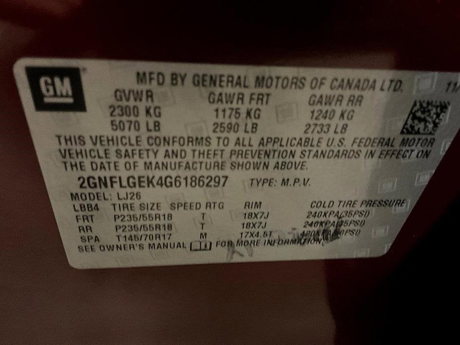 2016 Chevrolet Equinox LTZ