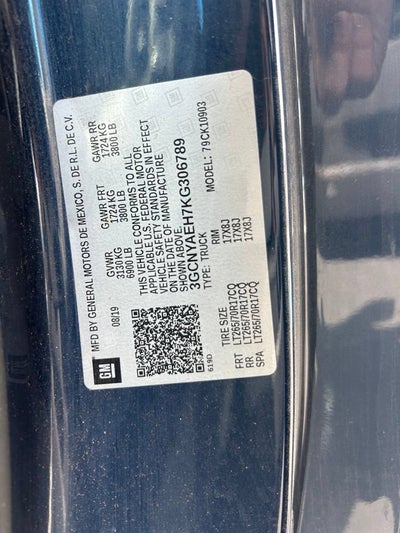 2019 Chevrolet Silverado 1500 Work Truck