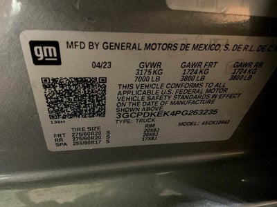 2023 Chevrolet Silverado 1500 LT (2FL)