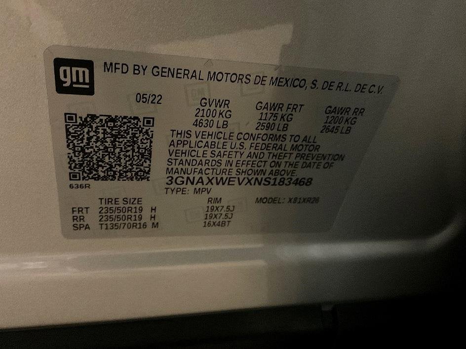 2022 Chevrolet Equinox RS