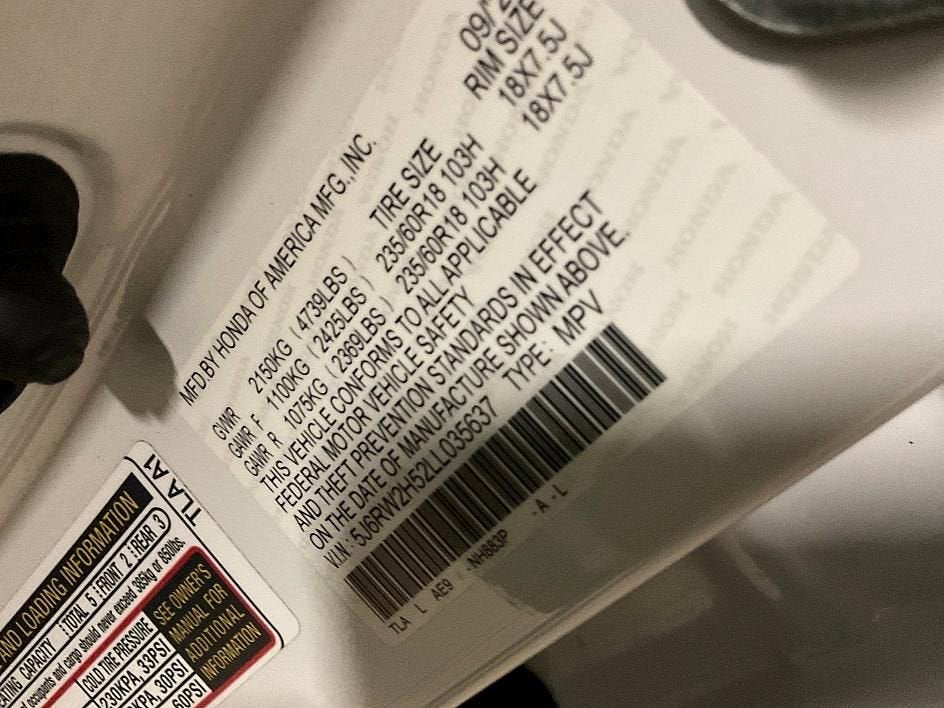 2020 Honda CR-V AWD EX