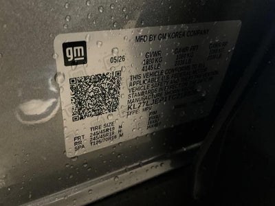 2026 Chevrolet Trax 2RS