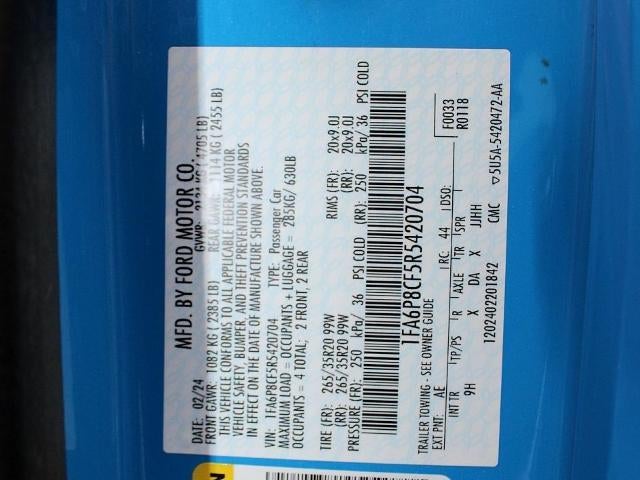 2024 Ford Mustang GT Premium Fastback