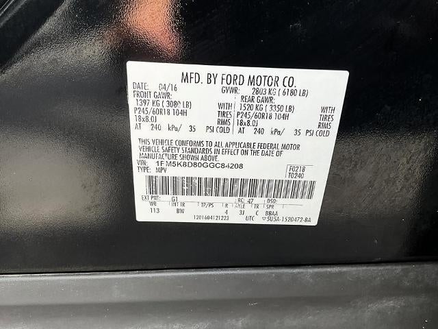 2016 Ford Explorer 4WD 4dr XLT
