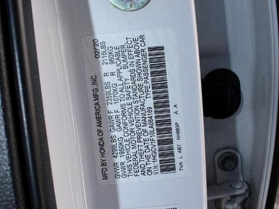 2020 Honda Accord Sedan LX 1.5T CVT