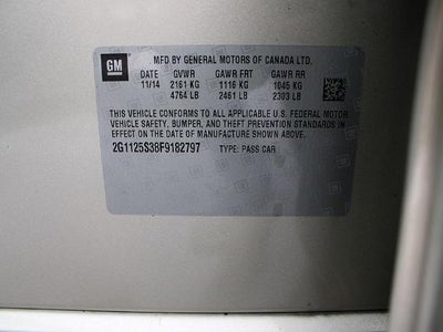 2015 Chevrolet Impala 2LT