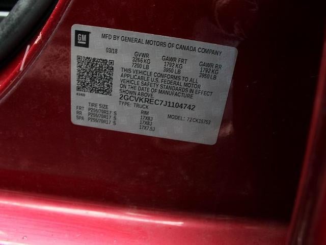 2018 Chevrolet Silverado 1500 Double Cab Standard Box 4-Wheel Drive LT