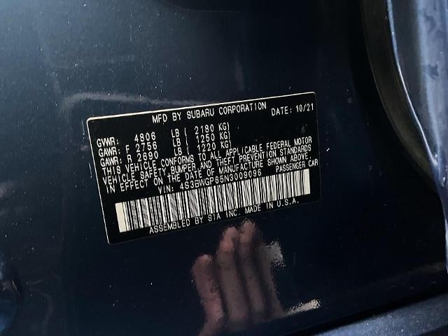 2022 Subaru Legacy Touring XT CVT