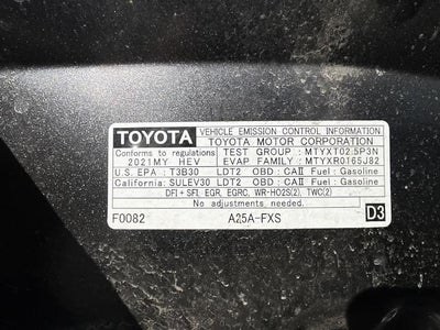 2021 Toyota RAV4 Hybrid XSE AWD (Natl)