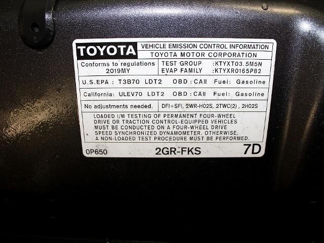 2019 Toyota Tacoma 4WD 4WD TRD Sport Access Cab 6' Bed V6 MT (Natl)