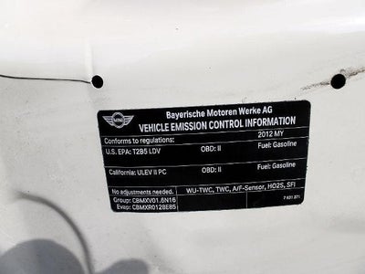 2012 MINI Hardtop 2 Door Cooper