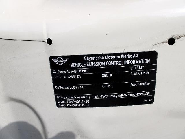 2012 MINI Hardtop 2 Door Cooper