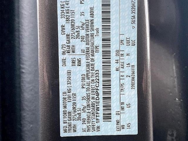 2023 Ford F-150 XLT 4WD SuperCrew 5.5' Box